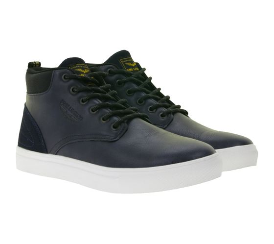 PME LEGEND Strike Herren Mid-Top Sneaker mit herausnehmbarer EVA-Innensohle Freizeit-Sneaker Schnür-Schuhe PBO206088-599 Navy