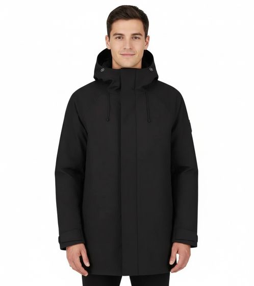 Blue LOOP Originals Virga Iso Long Jacket Herren Isolations-Jacke nachhaltige Winter-Jacke mit OrganoTex Industrial DWR-Imprägnierung M-VJL006-22-B001 Schwarz