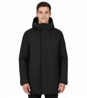 Veste longue isolante Blue LOOP Originals Virga Iso pour homme, veste d'hiver durable avec traitement déperlant durable OrganoTex Industrial DWR M-VJL006-22-B001, noire