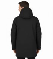 Veste longue isolante Blue LOOP Originals Virga Iso pour homme, veste d'hiver durable avec traitement déperlant durable OrganoTex Industrial DWR M-VJL006-22-B001, noire