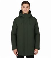 Veste isolante longue Blue LOOP Originals Virga Iso pour homme, veste d'hiver durable avec traitement déperlant industriel OrganoTex M-VJL006-22-B330, vert foncé