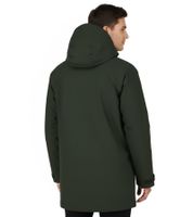 Veste isolante longue Blue LOOP Originals Virga Iso pour homme, veste d'hiver durable avec traitement déperlant industriel OrganoTex M-VJL006-22-B330, vert foncé