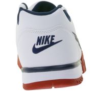 NIKE Cross Trainer Herren Training-Sneaker Echtleder Turnschuhe Retro-90s-Look CQ9182 101 Weiß