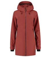 Parka Shell Virga Originals Blue LOOP pour femme, imperméable durable avec traitement déperlant durable (DWR) W-VP006-22-B432 Rouge foncé