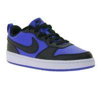 NIKE Court Borough Kinder Sneaker Turnschuhe mit herausnehmbarer Sohle Teenager Low-Top Sneaker HM6293 480 Blau/Schwarz NIKE Court Borough Kinder Sneaker Turnschuhe mit herausnehmbarer Sohle Teenager Low-Top Sneaker HM6293 480 Blau/Schwarz
