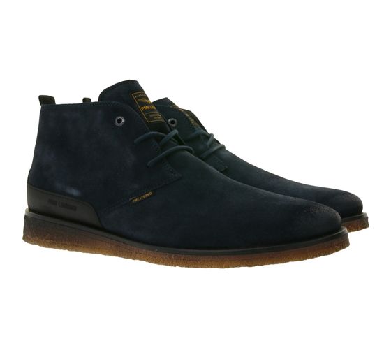 PME LEGEND Boundary Herren Echtleder-Boots mit herausnehmbarer EVA-Innensohle Herbst-Stiefel Schnür-Schuhe PBO206024-598 Navy