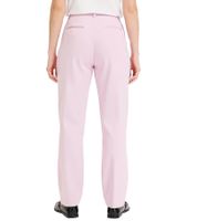 Damen Business-Hose mit Gürtel schlichte Alltags-Hose Slim-Fit 949221 Rosa