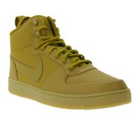 Baskets Nike Court Borough Mid en cuir véritable imperméables pour homme, AA0547 700, marron