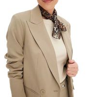 stylischer Damen Ausgeh-Blazer Herbst-Blazer Business-Blazer Baumwoll-Blazer 969739 Khaki stylischer Damen Ausgeh-Blazer Herbst-Blazer Business-Blazer Baumwoll-Blazer 969739 Khaki
