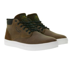 PME LEGEND Strike Herren Mid-Top Sneaker mit herausnehmbarer EVA-Innensohle Freizeit-Sneaker Schnür-Schuhe PBO216038-898 Braun PME LEGEND Strike Herren Mid-Top Sneaker mit herausnehmbarer EVA-Innensohle Freizeit-Sneaker Schnür-Schuhe PBO216038-898 Braun