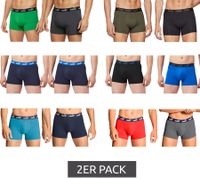 Lot de 2 boxers PUMA Everyday Basic en coton pour homme (701232894) - Noir, Gris, Bleu, Vert, Rouge