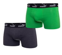 Lot de 2 boxers PUMA Everyday Basic en coton pour homme (701232894) - Noir, Gris, Bleu, Vert, Rouge