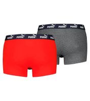 Lot de 2 boxers PUMA Everyday Basic en coton pour homme (701232894) - Noir, Gris, Bleu, Vert, Rouge