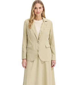 stylischer Damen Ausgeh-Blazer Herbst-Blazer Business-Blazer 909552 Khaki stylischer Damen Ausgeh-Blazer Herbst-Blazer Business-Blazer 909552 Khaki