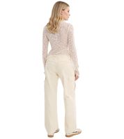 Lässige Damen Cargo-Hose aus reiner Baumwolle Natur washed Sommer-Hose 960267 Beige Lässige Damen Cargo-Hose aus reiner Baumwolle Natur washed Sommer-Hose 960267 Beige