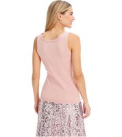 Damen Strick-Top Sommer-Top Rundhals-Shirt ärmellos 937285 Rosa Damen Strick-Top Sommer-Top Rundhals-Shirt ärmellos 937285 Rosa