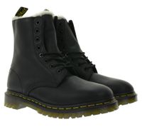 Bottes Dr. Martens 1460 Serena pour femme en cuir véritable avec doublure en fausse fourrure, bottines d'automne 21797001, noires Bottes Dr. Martens 1460 Serena pour femme en cuir véritable avec doublure en fausse fourrure, bottines d'automne 21797001, noires
