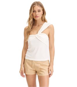 Damen Sommer-Top asymmetrisches Freizeit-Top aus luftigem Crêpe 949222 Weiß Damen Sommer-Top asymmetrisches Freizeit-Top aus luftigem Crêpe 949222 Weiß