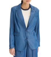 eleganter Lyocell-Blazer für Damen bequemer Ausgeh-Blazer Business-Blazer 931800 Blau eleganter Lyocell-Blazer für Damen bequemer Ausgeh-Blazer Business-Blazer 931800 Blau