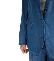eleganter Lyocell-Blazer für Damen bequemer Ausgeh-Blazer Business-Blazer 931800 Blau eleganter Lyocell-Blazer für Damen bequemer Ausgeh-Blazer Business-Blazer 931800 Blau