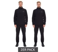 Sudadera de entrenamiento LOTTO para hombre, paquete de 2, con cremallera y forro polar, MPFX1000NET, color negro Sudadera de entrenamiento LOTTO para hombre, paquete de 2, con cremallera y forro polar, MPFX1000NET, color negro