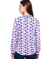 ZWILLINGSHERZ Punkte Damen langärmliges Sommer-Shirt Longsleeve mit Polka Dots 31629 in Rot, Blau oder Rosa ZWILLINGSHERZ Punkte Damen langärmliges Sommer-Shirt Longsleeve mit Polka Dots 31629 in Rot, Blau oder Rosa