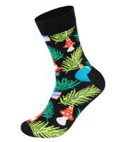 Lot de 2 paires de chaussettes Happy Socks en coton au motif de Noël, pour tous les jours, dans un coffret cadeau P001737 Noir/Vert/Rouge Lot de 2 paires de chaussettes Happy Socks en coton au motif de Noël, pour tous les jours, dans un coffret cadeau P001737 Noir/Vert/Rouge