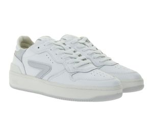 HUB Smash L31 Damen Sneaker mit Terry-Fütterung Echtleder-Schuhe W5008L31-L10-945 Weiß/Silber HUB Smash L31 Damen Sneaker mit Terry-Fütterung Echtleder-Schuhe W5008L31-L10-945 Weiß/Silber