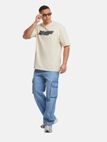 DEF MERCH Souvenir T-Shirts mit großem Marken-Print Rundhals-Shirt in Schwarz, Beige oder Camouflage DEF MERCH Souvenir T-Shirts mit großem Marken-Print Rundhals-Shirt in Schwarz, Beige oder Camouflage