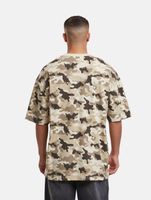 DEF MERCH Souvenir T-Shirts mit großem Marken-Print Rundhals-Shirt in Schwarz, Beige oder Camouflage DEF MERCH Souvenir T-Shirts mit großem Marken-Print Rundhals-Shirt in Schwarz, Beige oder Camouflage