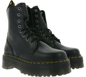 Dr. Martens Jadon Herren High-Top Echtleder-Boots robuste Schnür-Stiefel mit 8-Loch-Schnürung 15265001 Schwarz