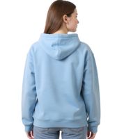 ZEGY Damen Hoodie schlichter Kapuzen-Pullover mit Kängurutasche Sweater 1077 Bordeaux-Rot, Royal-Blau, Hell-Blau