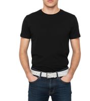 Panic! At The Disco Rockband Leder-Gürtel mit stylischen Muster Freizeit-Gürtel Weiß/Grau 