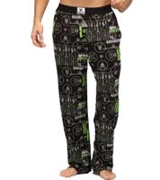 RE:COVERED X XBOX Series X Loungepants Herren Schlafanzug-Hose stylische Pyjama-Hose in Schwarz/Grün oder Schwarz/Neon-Grün