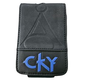 Étui pour lecteur MP3 CKY American Rock Band avec fermeture Velcro pour iPod, 11 x 7 x 1,5 cm, protection MP3, noir