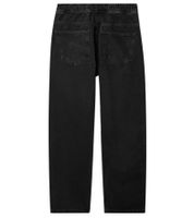 Eleganti pantaloni da uomo in denim stile jogger con gamba larga e cintura BR-12000 in nero o blu
