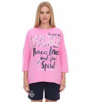 Sudadera SOCCX by Carina de Cuello Redondo Oversize para Mujer - Suéter Diario en Azul, Blanco o Rosa