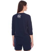 SOCCX Women's Oversized Crew Neck Sweatshirt - Everyday Sweater in Blue, White, or Pink