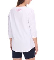 SOCCX Women's Oversized Crew Neck Sweatshirt - Everyday Sweater in Blue, White, or Pink
