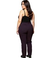 sheego Bengalin Damen Stretchhose moderne Freizeit-Hose Business-Hose Große Größen Plus-Size 13399 Weinrot in Regulärer oder Kurz-Größe