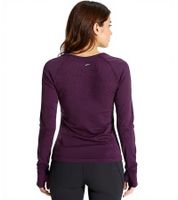2er Pack FAYN SPORTS Damen Longsleeve nahtloses Langarm-Shirt Fitness-Kleidung 46379918 Lila