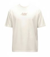 RE:COVERED X SUPERMAN DC Herren T-Shirt mit Comic-Print Baumwoll-Shirt Rundhals-Shirt RCWARN55 in Ecru-Weiß oder Khaki