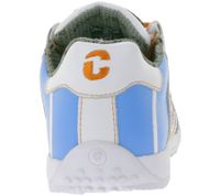 Zapatos de golf unisex DUCA DEL COSMA Klm Open con sistema de botín, piel auténtica, deportivos, 120981-20 blanco/azul