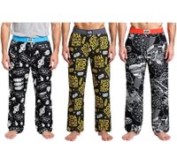 RE:COVERED X STAR WARS Pyjama-Hose Herren Schlafanzug-Hose mit verschiedenen Prints Loungepants in Schwarz/Gelb oder Schwarz/Weiß