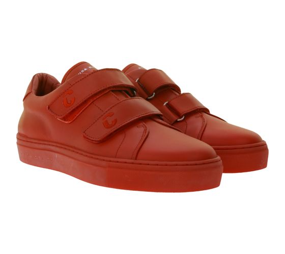 DUCA DEL COSMA Starwood Herren Echtleder-Schuhe mit Logo-Schriftzug Alltags-Schuhe 165482-4240 Rot
