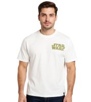 RE:COVERED X STAR WARS Herren T-Shirt mit Star Wars-Print Baumwoll-Shirt Kurzarm-Shirt RCDIF20 Ecru-Weiß