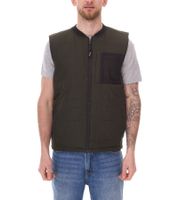 11 PROJECT PURlle Herren Puffer-Weste mit Steppung Lifestyle-Weste 20715253 in Grau und Dunkelgrün