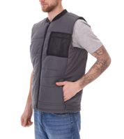 11 PROJECT PURlle Herren Puffer-Weste mit Steppung Lifestyle-Weste 20715253 in Grau und Dunkelgrün