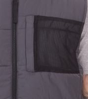 11 PROJECT PURlle Herren Puffer-Weste mit Steppung Lifestyle-Weste 20715253 in Grau und Dunkelgrün