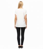 RE:COVERED X STAR WARS Damen T-Shirt mit Schriftzug Baumwoll-Shirt Rundhals-Shirt Boyfriend-Cut in Rosa oder Ecru-Weiß